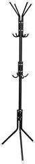 12 Hook Coat Racks Stand Black