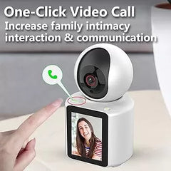 Video calling camera with HD display