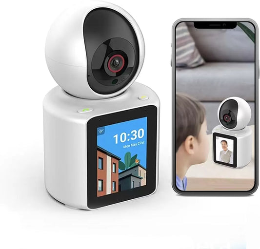 Video calling camera with HD display