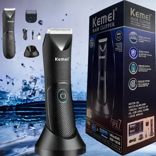 Kemei Waterproof Hair Clipper