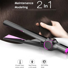 2-in-1 Hair Curler and Straightener