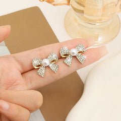 Butterfly Full Diamond Elegant Earrings Niche Design Advanced