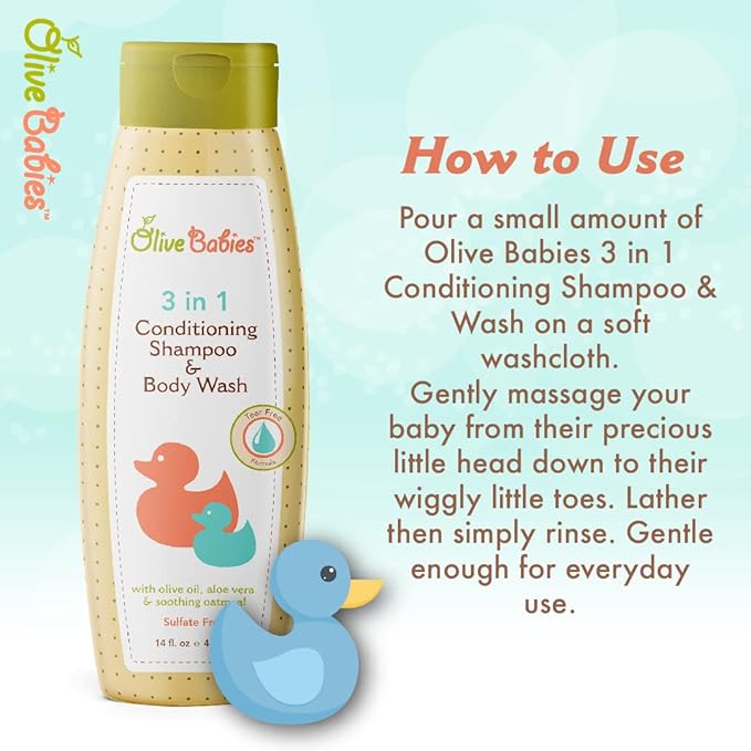 Olive Babies | Conditioning Body Wash