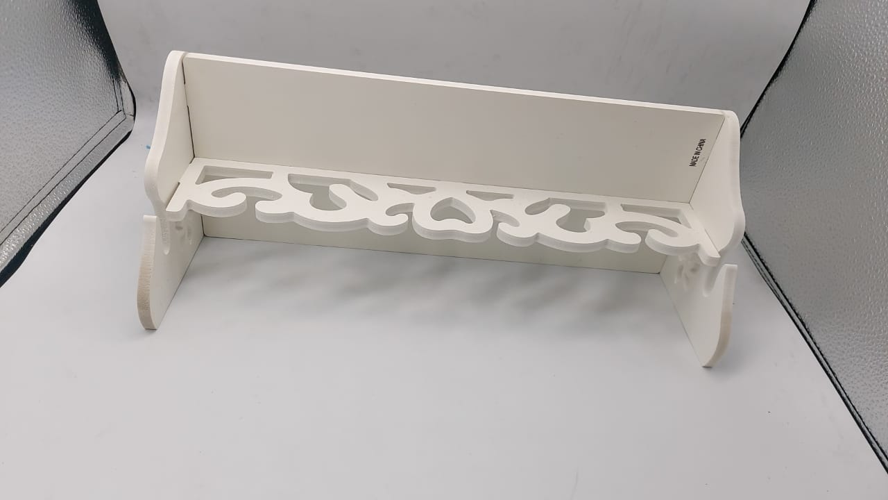 Decorative Wall Hanging Shelf White