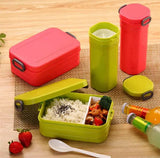 Portable Lunch Box With Water Bottle