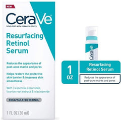 CeraVe Resurfacing RETINOL Serum For Face with niacinamide. Helps even skin tone