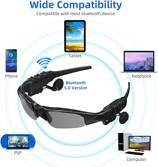 Wireless Bluetooth Headset Sunglasses